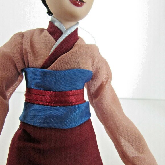 Disney Deagostini Figurines Mulan & Fa Zhou RARE Porcelain Warrior & Girl Dolls - Picture 15 of 16